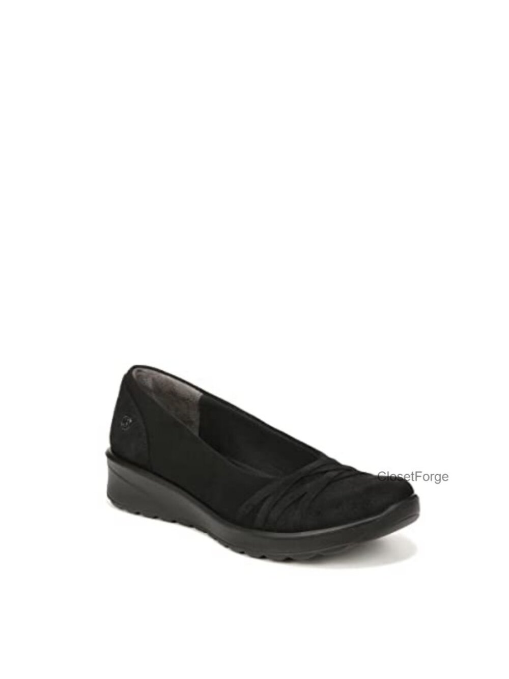 Bzees Women's Slip-On Loafers with Stretch Fabric Upper